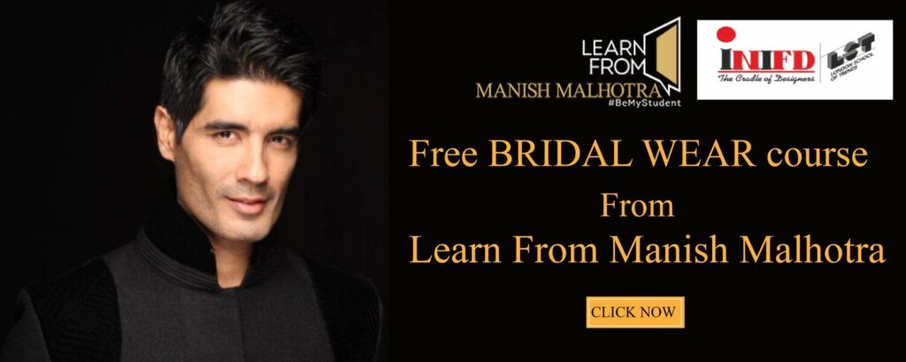 Bridal Wear Course at INIFD Chennai by Manish Malhotra